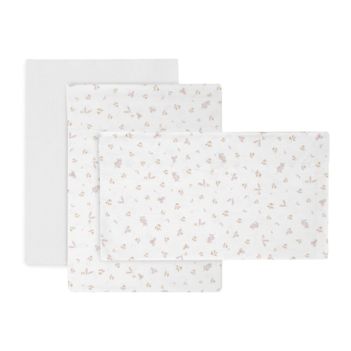 Cambrass Sabana Cuna 3 Pcs (Cuna 60) Plumeti