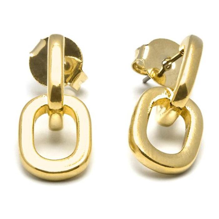 Pendientes Lux by Lux acabados en Oro Amarillo de 18 Kts