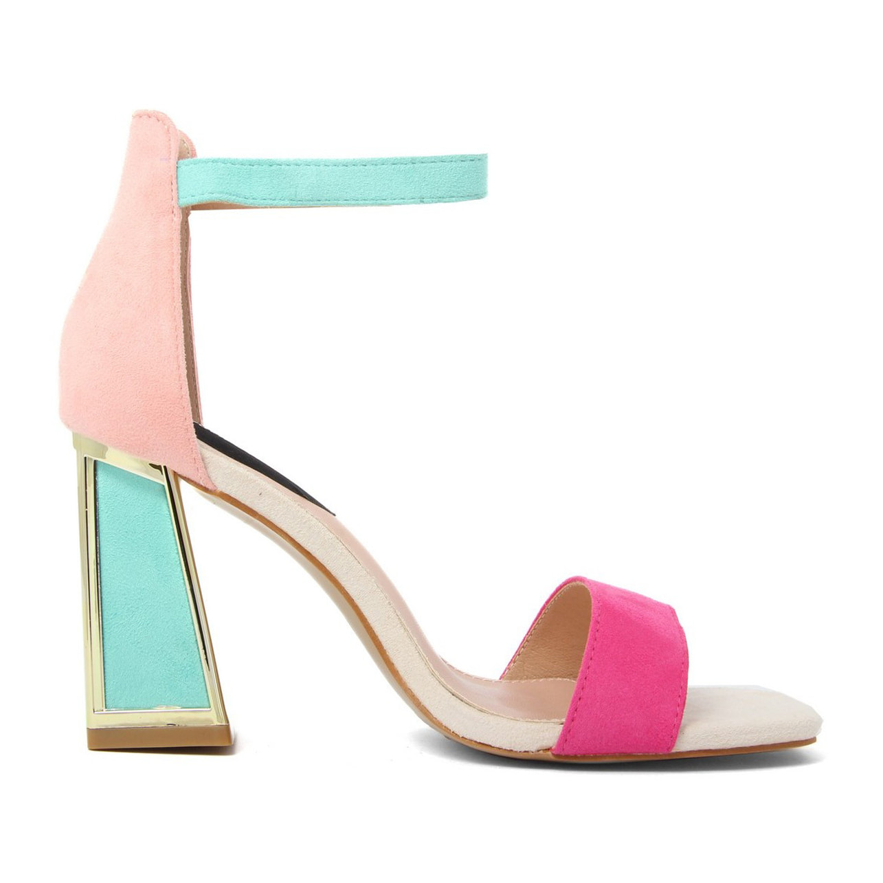 Sandali Donna colore Fuxia-Altezza tacco:9cm