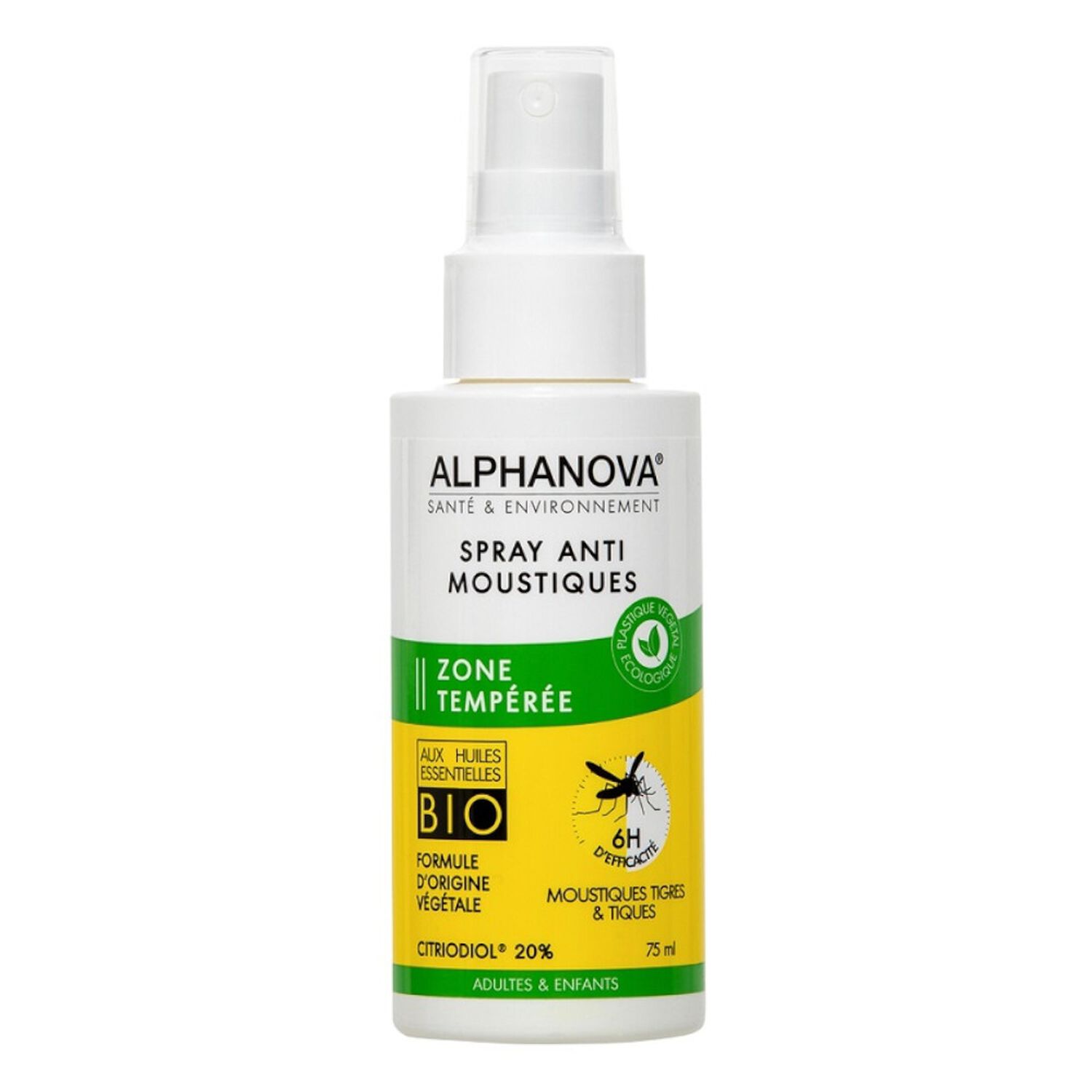 Santé - Spray Anti-Moustiques Zone Tempérée 75 ml