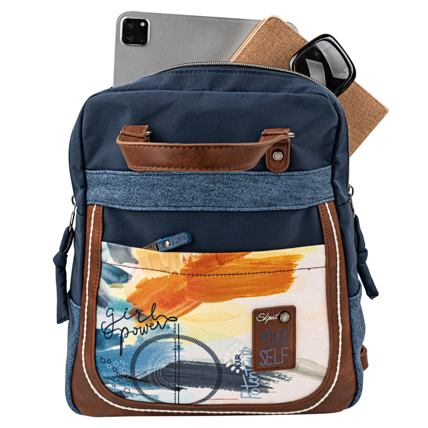 Bolso Mochila Mujer Skpat Sirmione Azul Marino