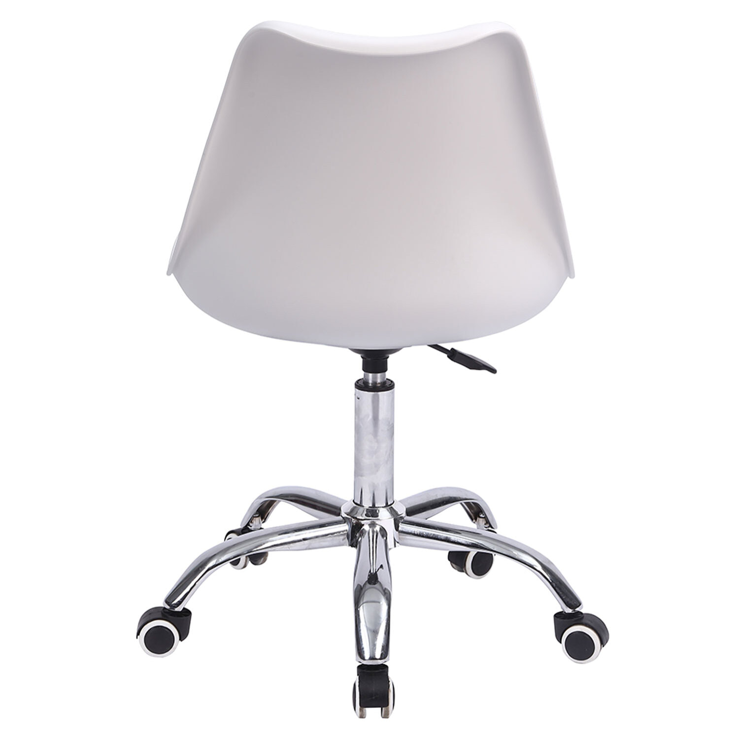 Chaise de bureau réglable en hauteur blanche ANNE