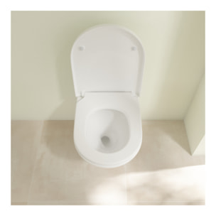 Combipack modèle suspendu VILEROY ET BOCH Subway 3.0 TwistFlush blanc