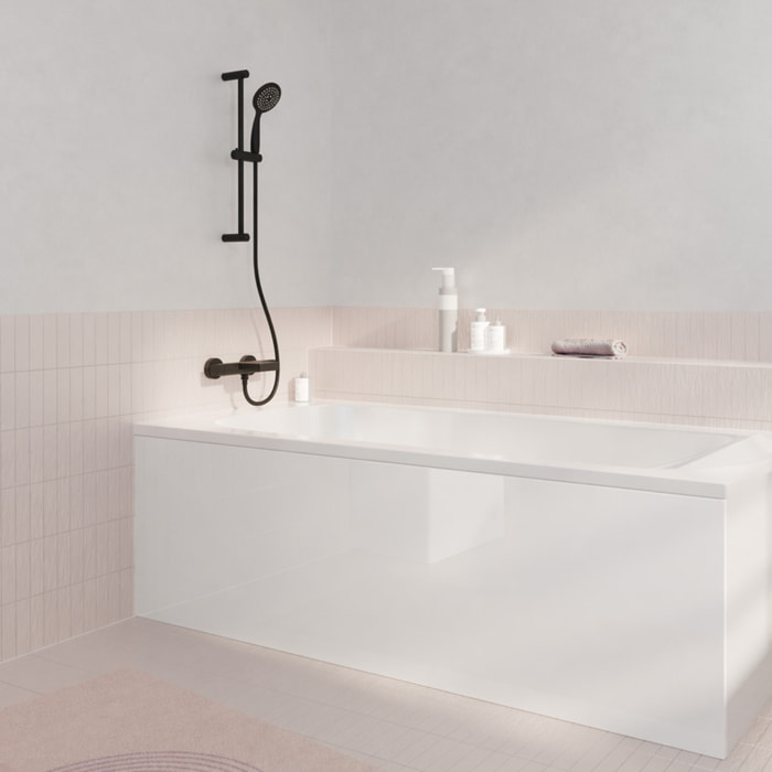 Pack Baignoire 150x70cm avec Tabliers recoupables 180cm et 80cm - Blanc Brillant - MAE