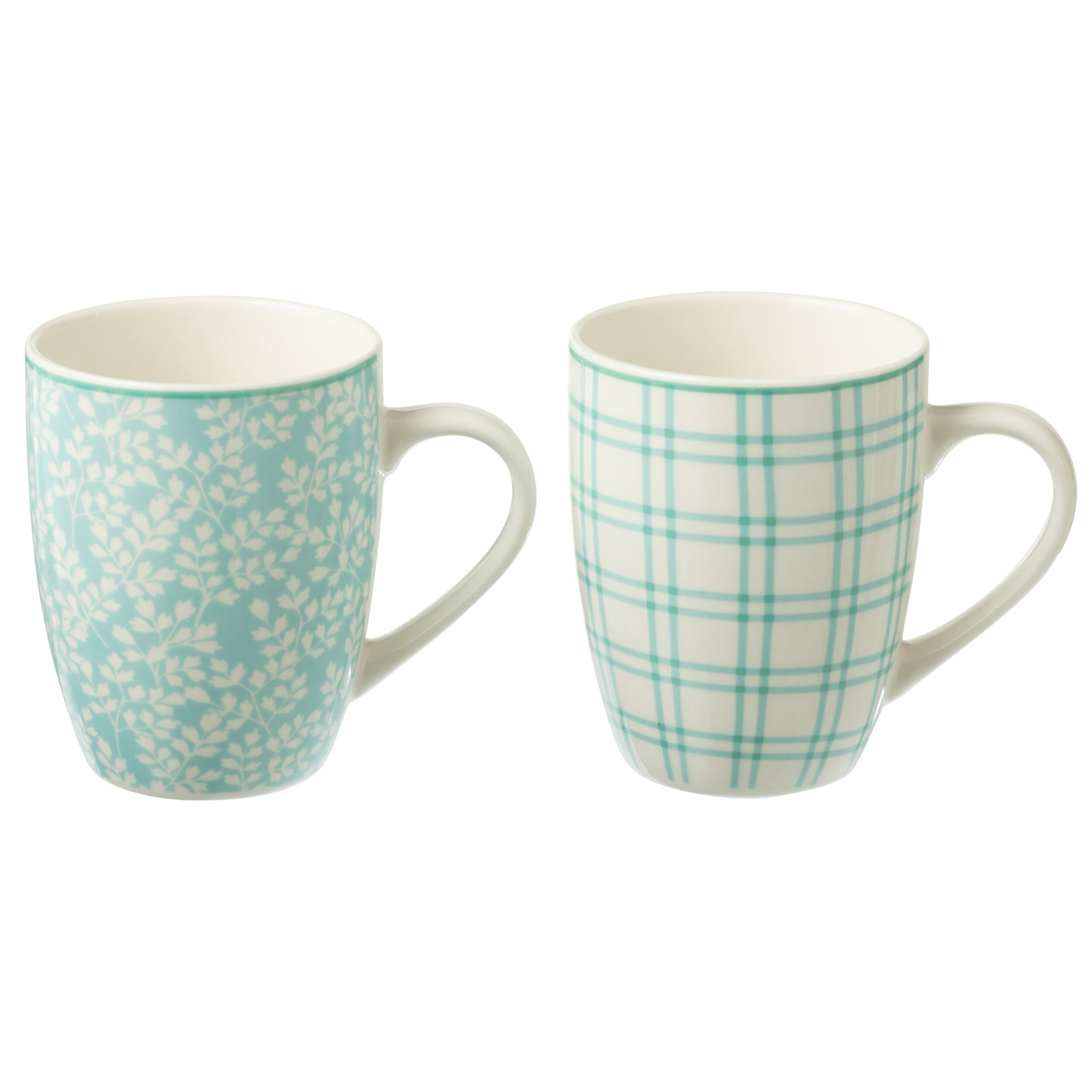 J-Line tasse - céramique - bleu clair - boîte de 2