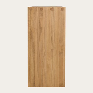 Meuble d'entrée Bitam -bois massif d'araucaria-couleur lixa 120 x 75 x 35 cm