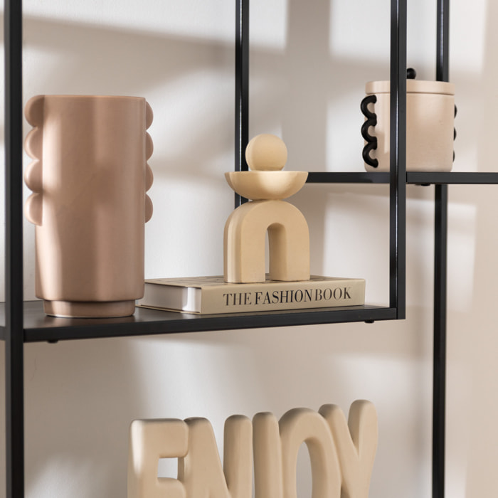 Déco à poser Wavy bliss H.18cm céramique