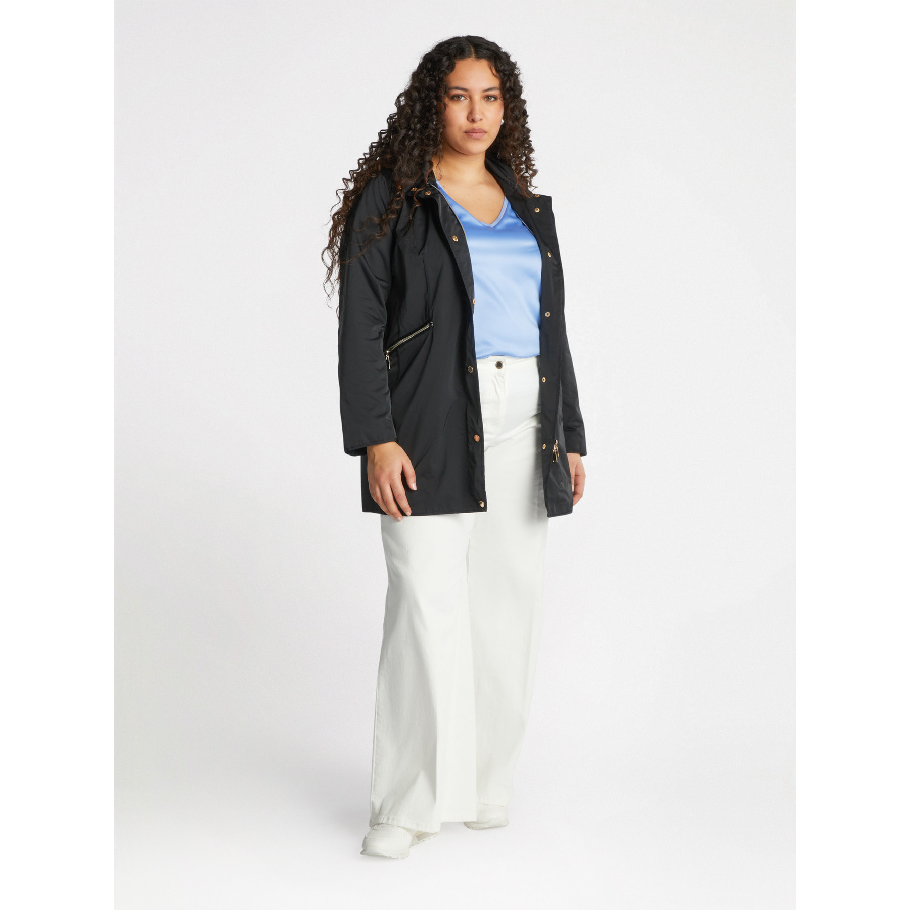 Fiorella Rubino - Piumino con imbottitura in Sorona® Aura - Nero