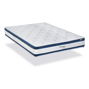 Matelas Chenonceau, Soutien Ferme, 26 cm, Mémoire de Forme & Mousse Haute Densité, Fabrication Française, Déhoussable