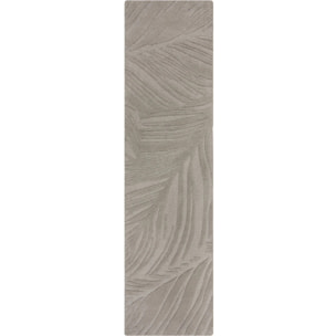 Tapis en laine de couloir FEUILLAGE Gris