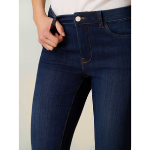 Oltre - Jeans skinny con rivetti decorativi - Blu