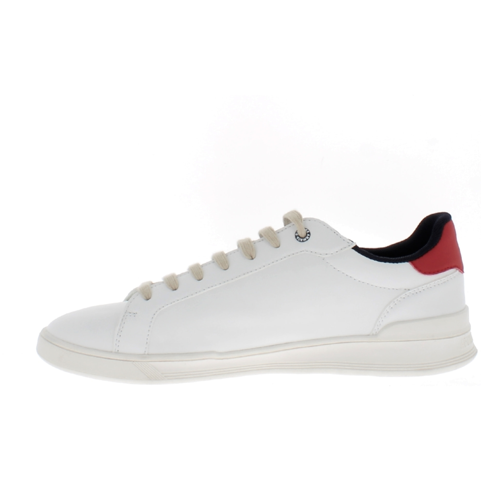 Armata di Mare Scarpe Uomo Sneakers Casual Stringate Basse con Soletta Rimovibile in Memory Foam AMU S24D545 Off White Red