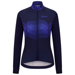 Glide – Maillot Manga Larga Mujer - Azul Náutico - Mujer