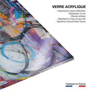 Tableau abstraite odalisque Tableau plexiglas