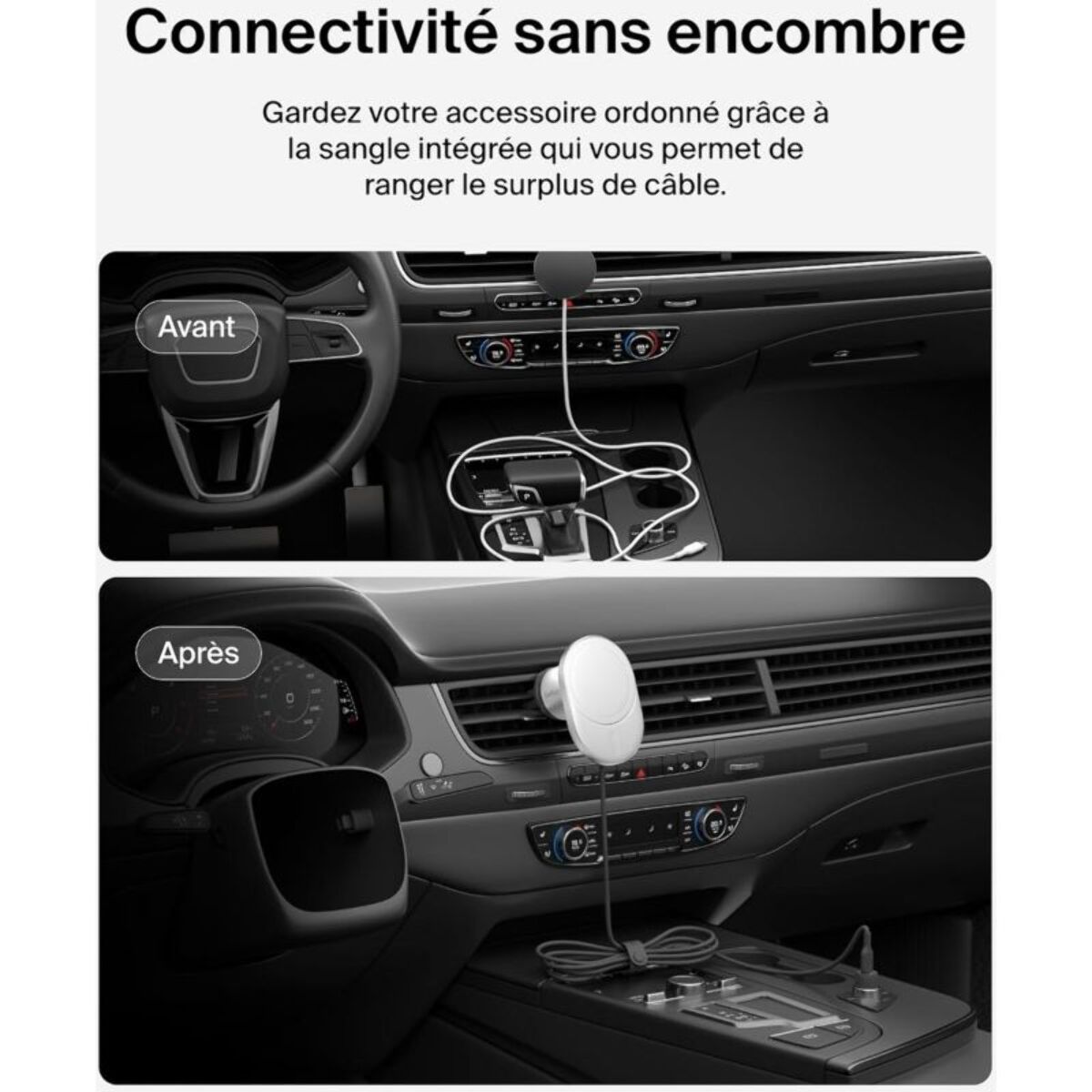 Support smartphone BELKIN Voiture avec charge sans fil