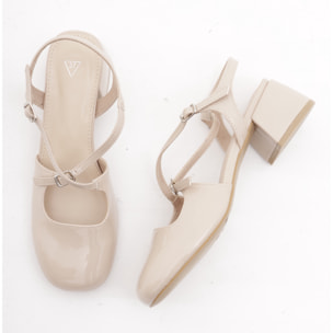 DECOLLETE' D'ORSAY BABY CHOCOLA' BEIGE