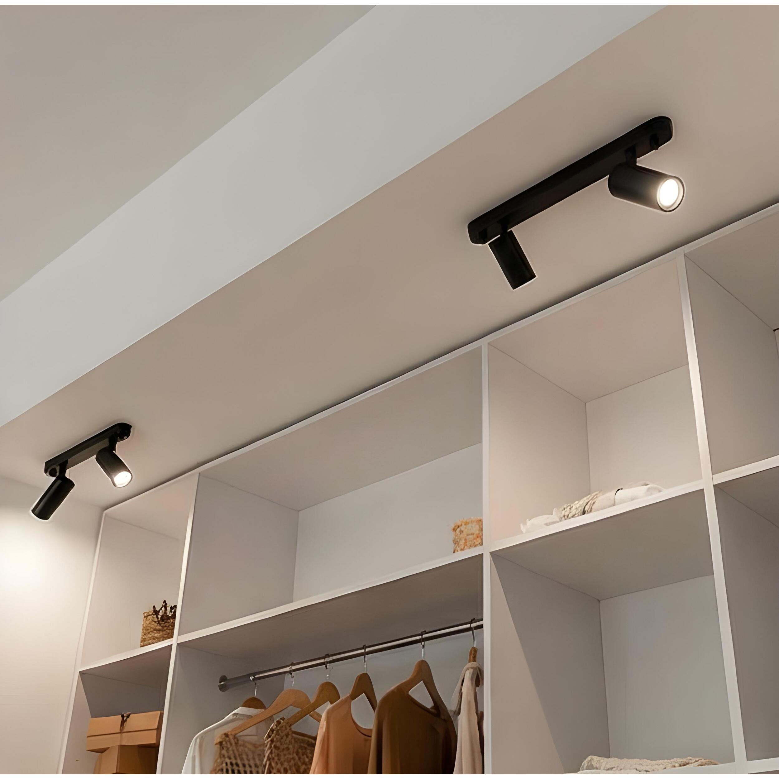 Forlight Proyector Ip20 Logos Double Led Led 3,7,,3,7W 3000K Negro 564Lm