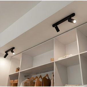 Forlight Proyector Ip20 Logos Double Led Led 3,7,,3,7W 3000K Negro 564Lm