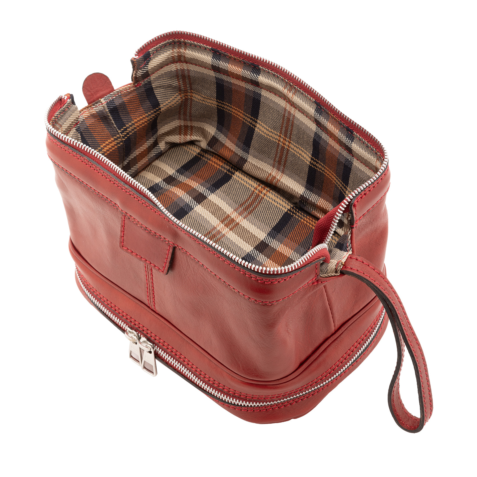 Pochette  unisex In Vera pelle Made in Italy 25x18x16 cm