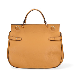 Borsa a mano da donna - Modello Novara Plus - Vera pelle - 33.0 x 27.0 x 15.0 cm