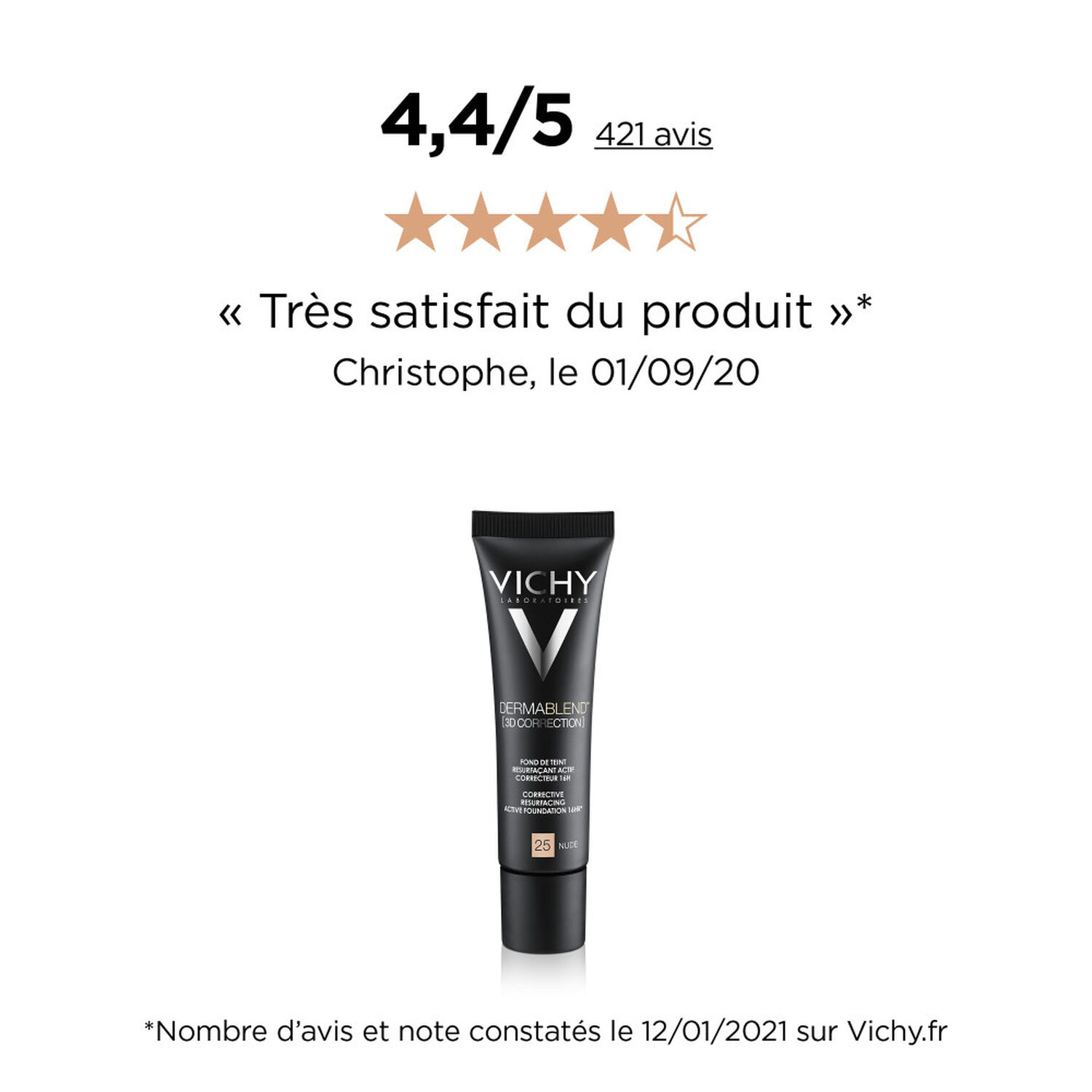 N°25 Nude - Fond de Teint Resurfaçant 30 ml