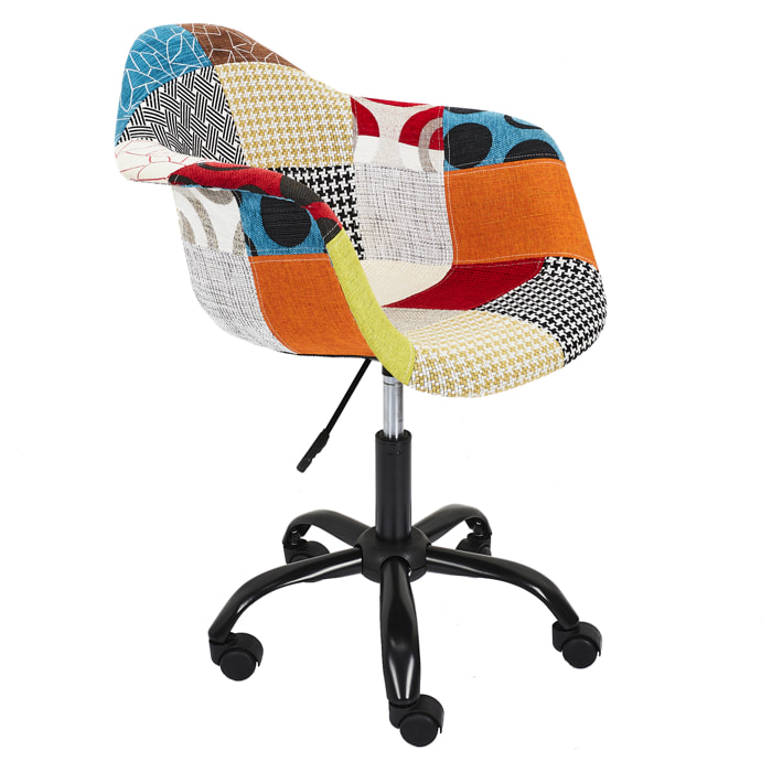 Fauteuil De Bureau Patchwork - Lot De 2