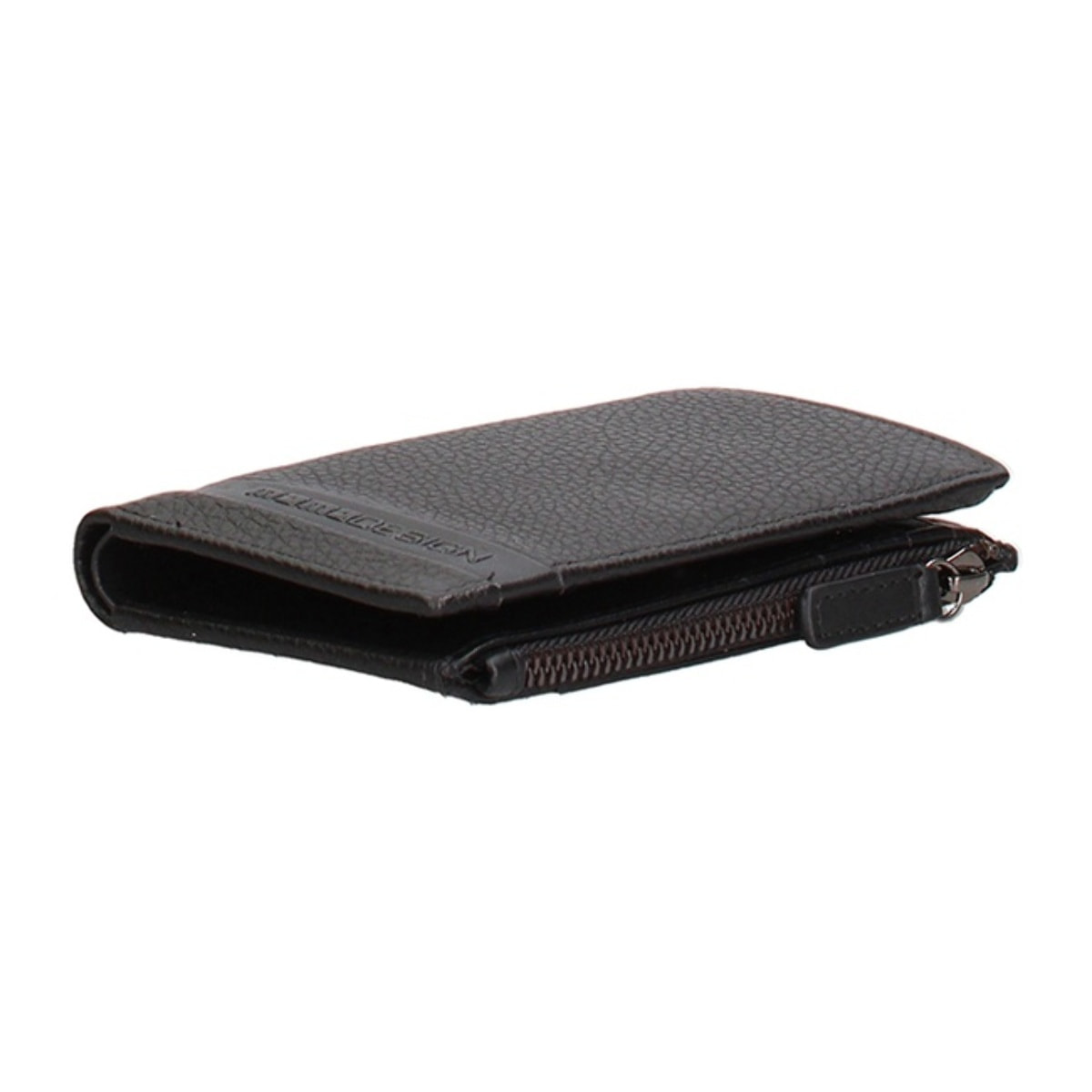 Portafoglio uomo in vera pelle - Modello Nyxos Plus - Casual - 9.5 x 13.5 x 2.4 cm