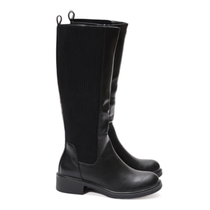 Stivale in simil con elastico laterale