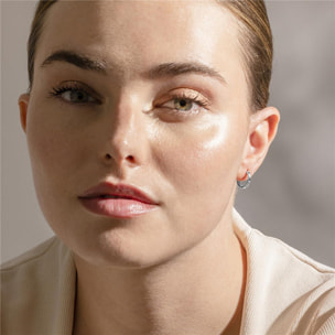 Pendientes Lux by Lux acabados rodio