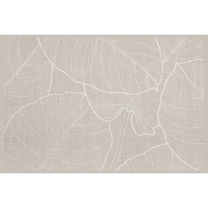 VINILIKO, set de 4 individuales de mesa Hojas beige 4u-30x45 cm