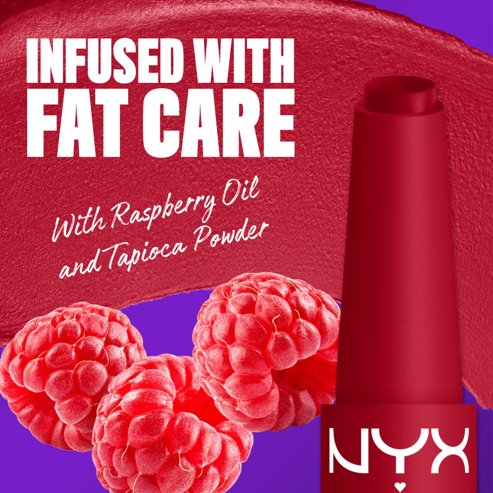 NYX Professional Makeup Fat Matte Rouge à Lèvres Mat Crémeux Scarlet Snuggles