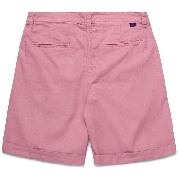 Kappa - Pantalones cortos Mujer Rosa - Yvonne Light Linen