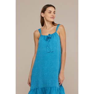 Abitino mare donna viscosa blue macu Noidinotte