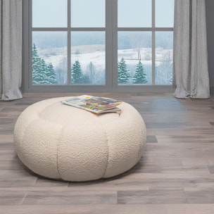 Pouf Peppo Bloom blanc Kare Design