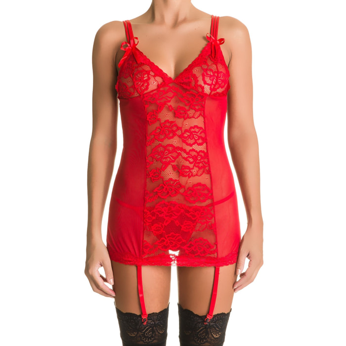 Body Rojo, Intimax, modelo Sidney