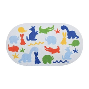 Tapis Fond de baignoire PVC Antiderapant ZOO 69x39cm Multicolor MSV