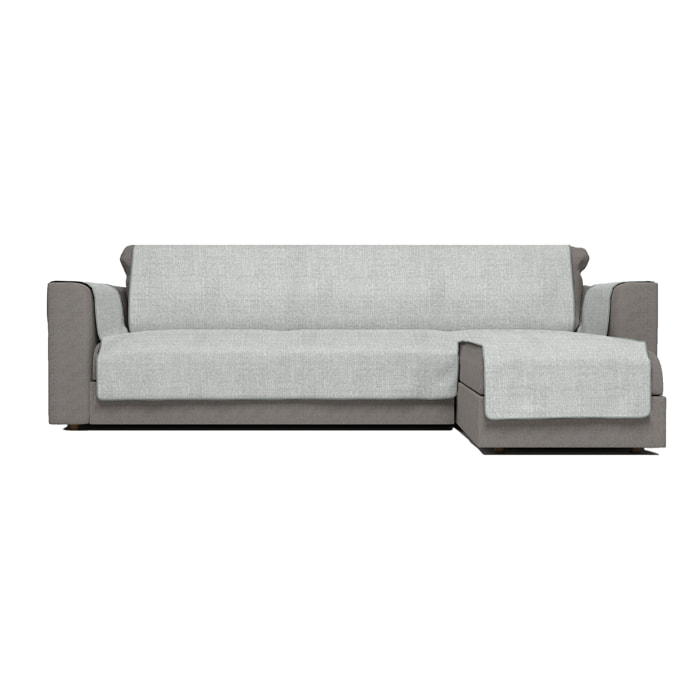 COPRIDIVANO ANTISCIVOLO PENISOLA DX COMFORT MADE IN ITALY - GRIGIO CHIARO