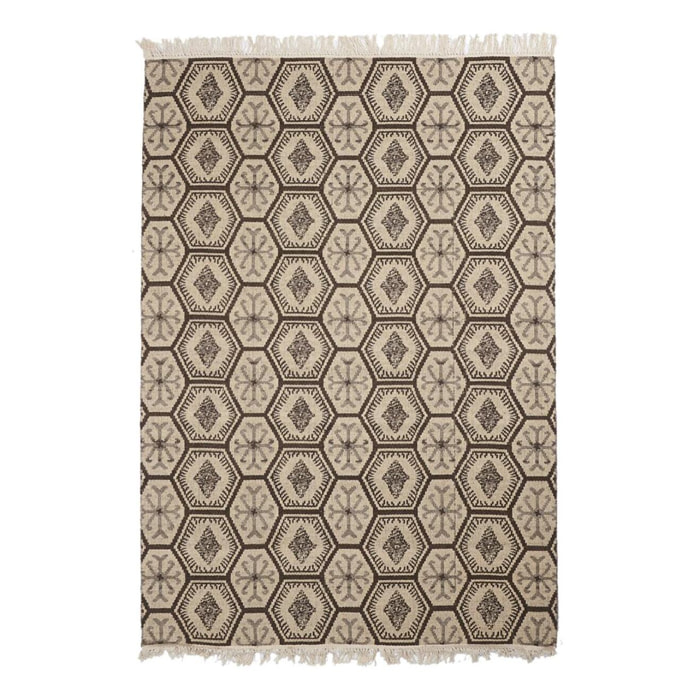 Tapis kilim reversible fait à la main en laine JOPA
