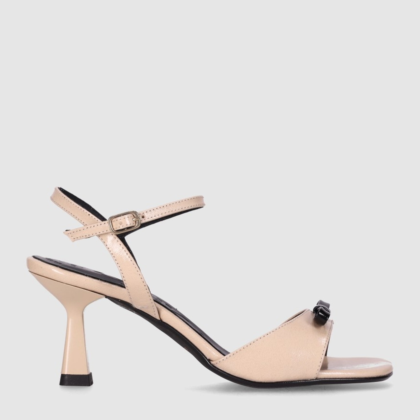 Sandalias - Beig - Tacón: 5 cm