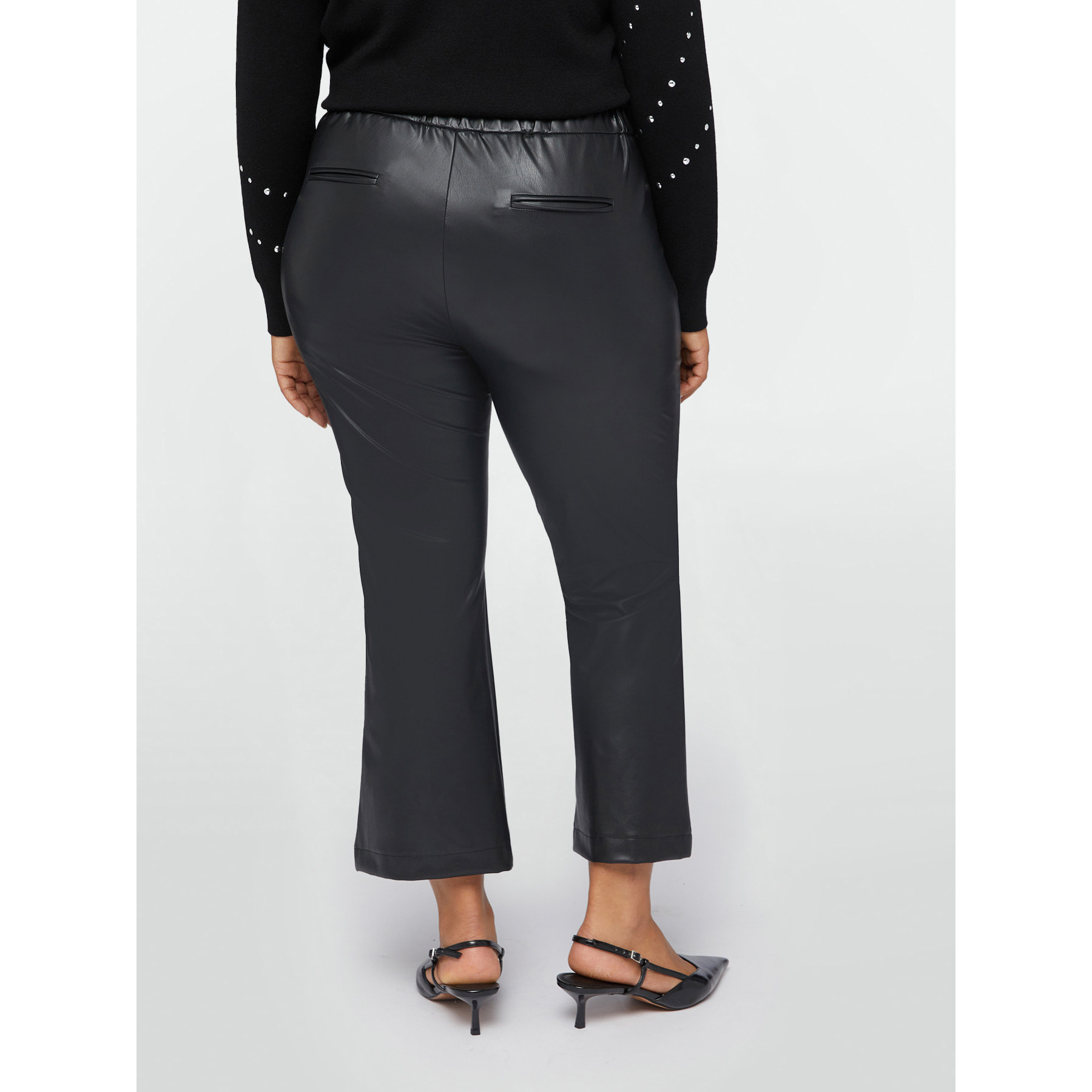 Fiorella Rubino - Pantalones kick flare - Negro