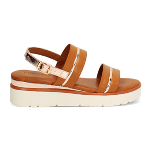 Zeppe donna cognac basic