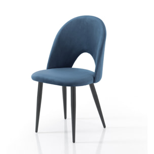 ORESTELUCHETTA Set 4 Sedie BOUNTY BLUE
