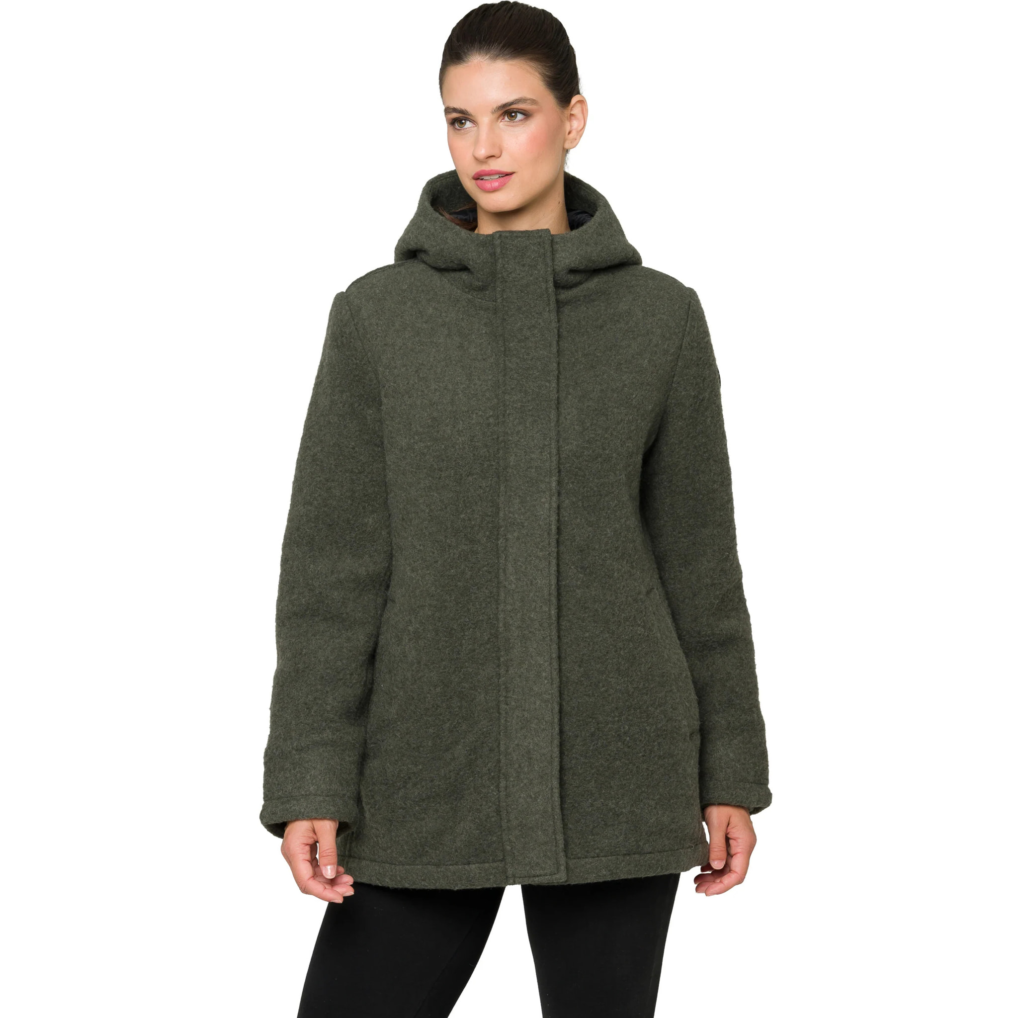 Cappotto JAIPUR imbottito verde