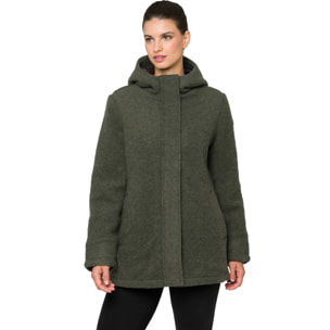 Cappotto JAIPUR imbottito verde