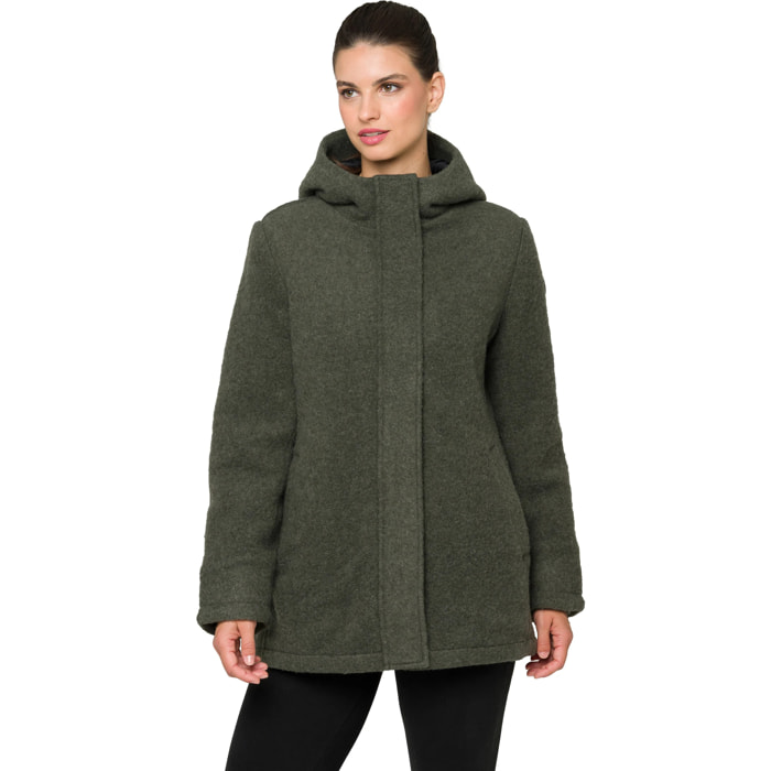 Cappotto JAIPUR imbottito verde
