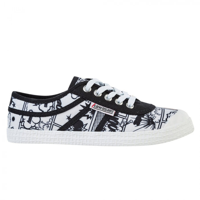 KAWASAKI Cartoon Canvas Shoe K202410 1002 White