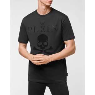PHILIPP PLEIN T-Shirt Round Neck SKULL