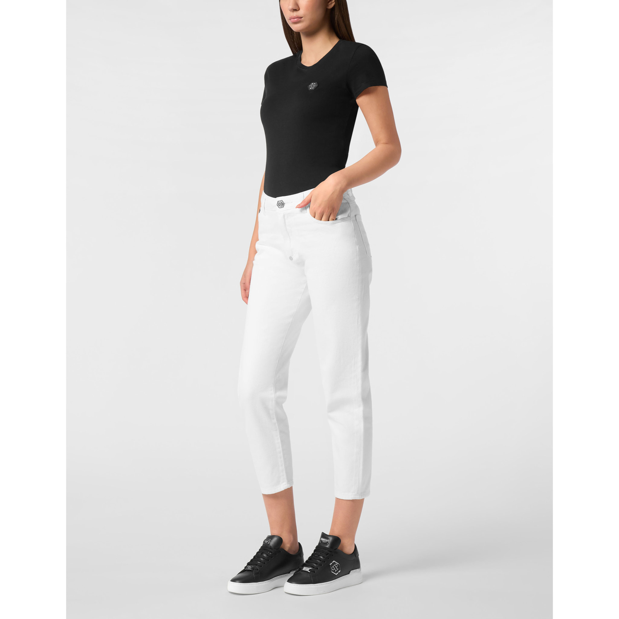 PHILIPP PLEIN Mom Fit LOGO