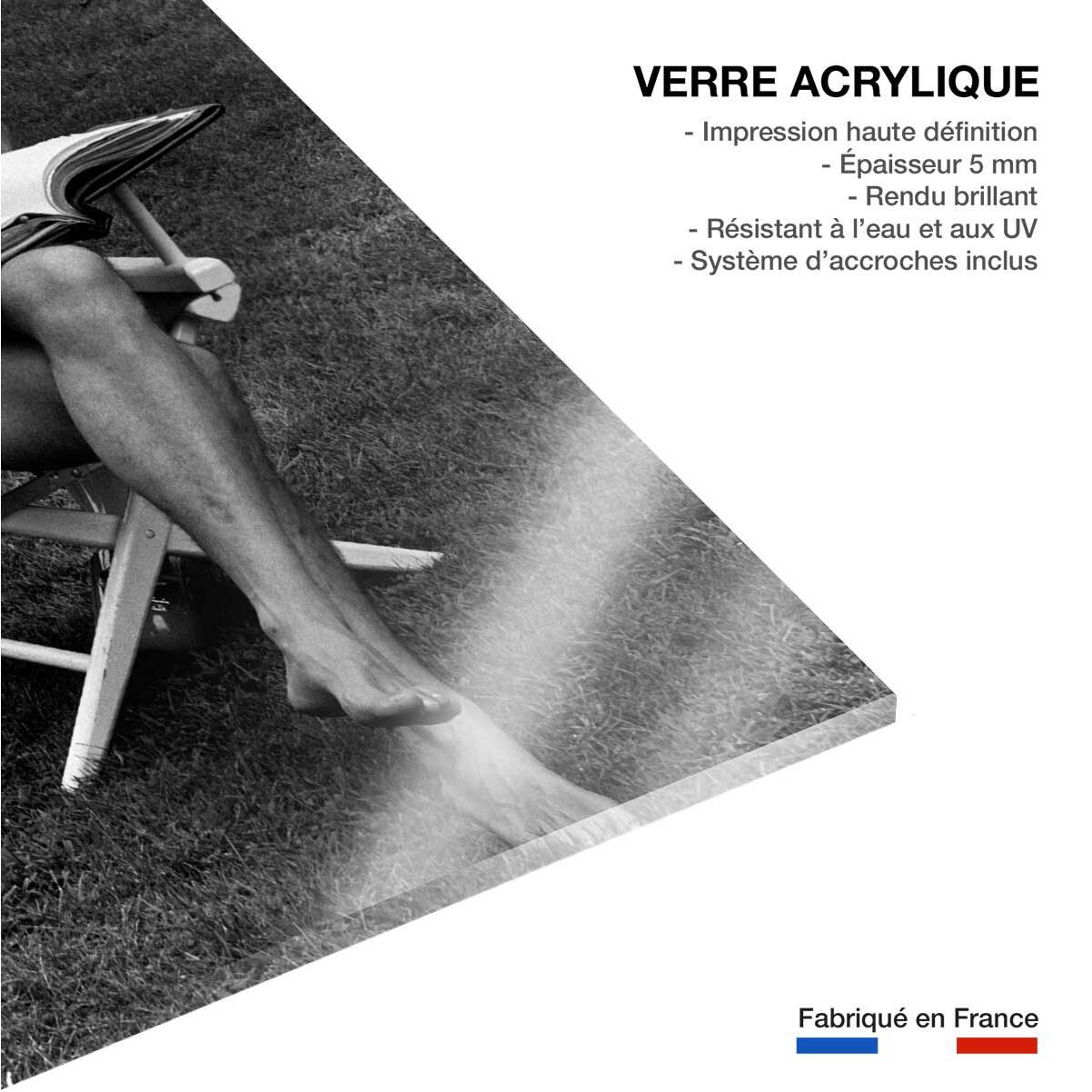 Photo célébrité Paul Newman relax Tableau plexiglas