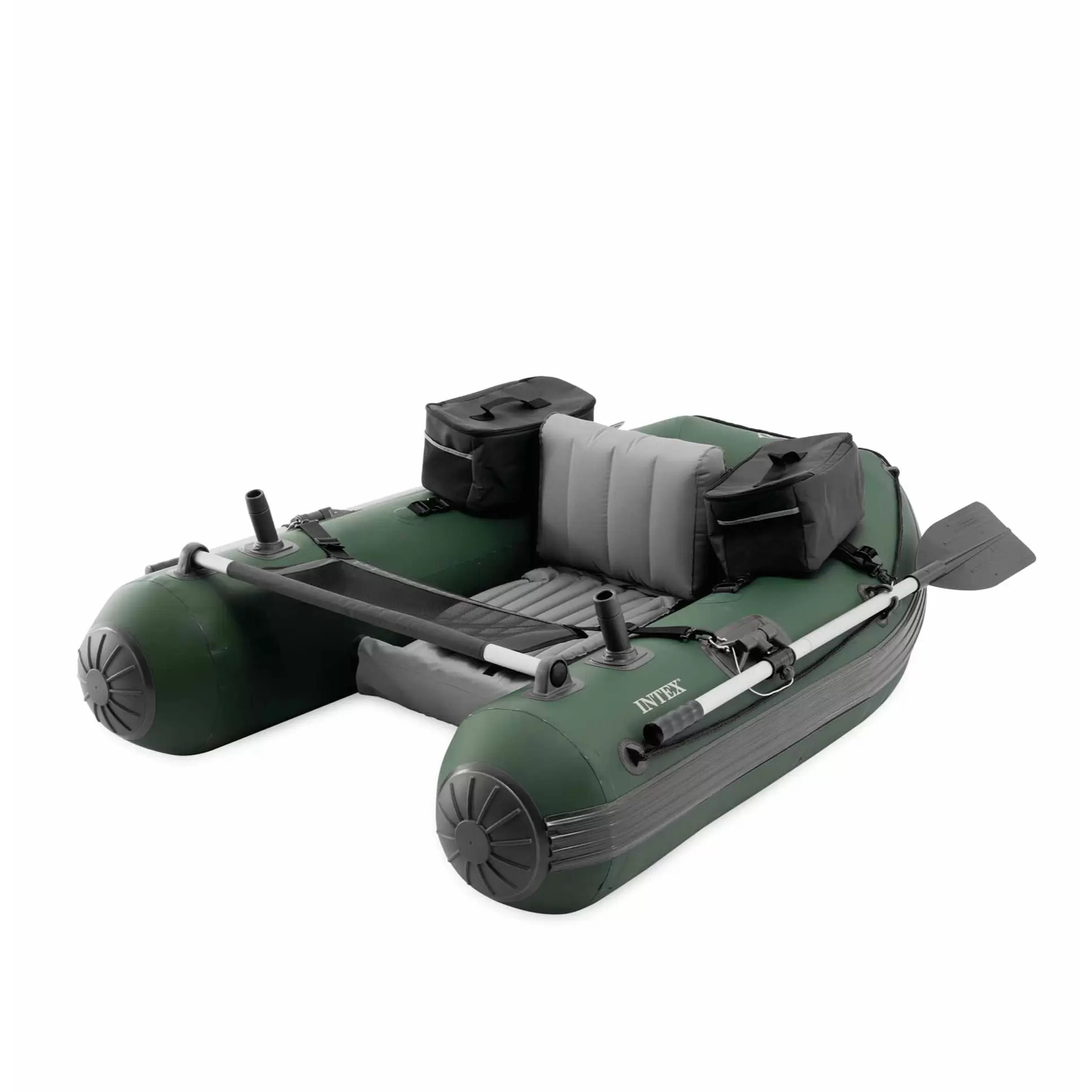 Intex 68381NP - Canotto Belly Boat Gommone Gonfiabile per la Pesca Big Catch Pro, 165x119x38 cm